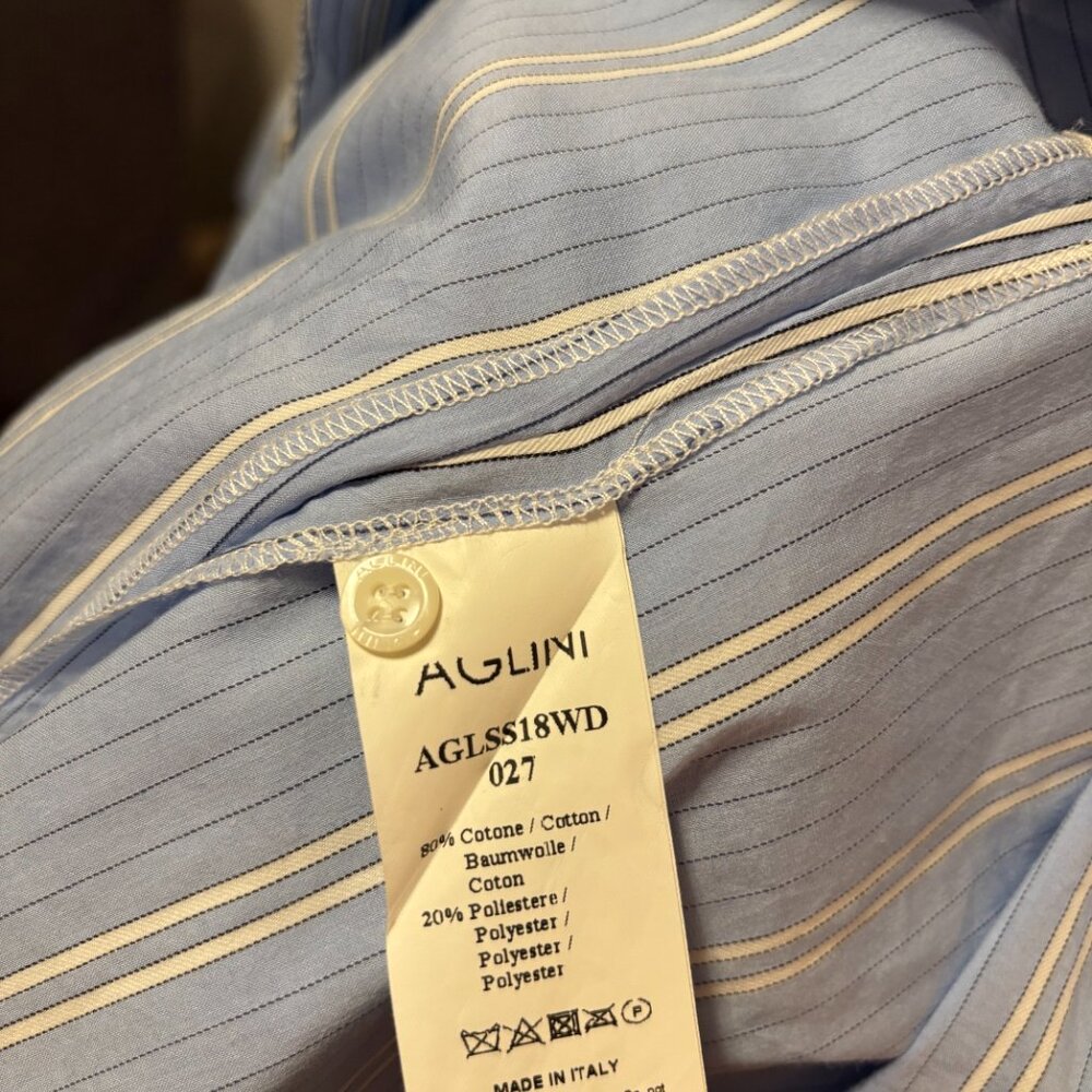 AGLINI PINSTRIPE DRESS - Picture 7 of 8